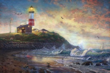 historical scene Painting - Light of Hope Thomas Kinkade scenery